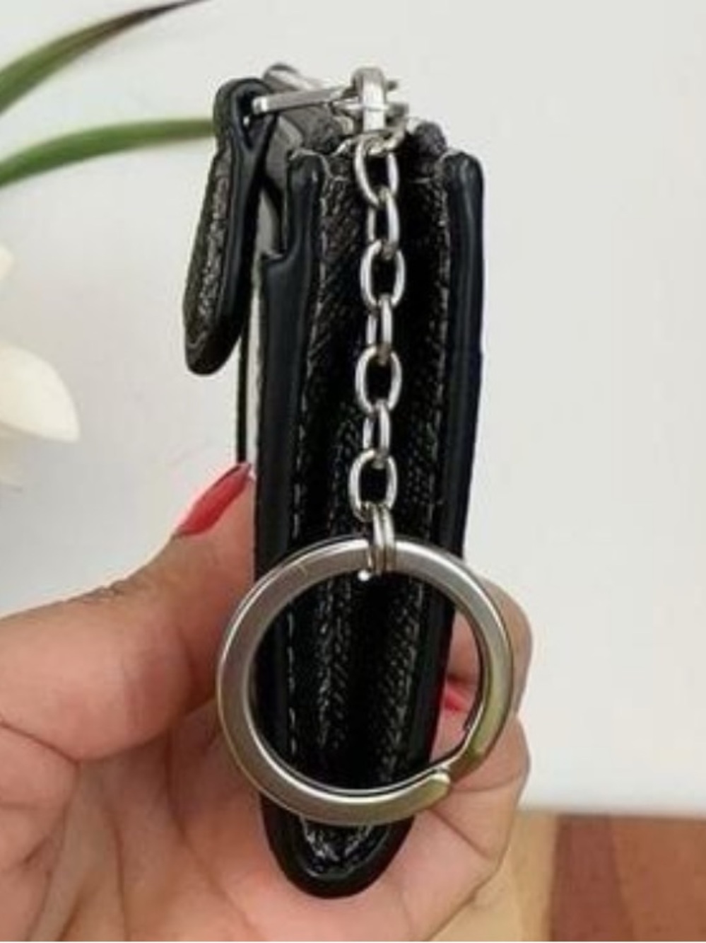 Coach Mini Skinny ID Case In Metallic Signature Canvas CW966 - NWOT - Picture 3 of 15